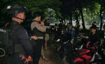 Brimob Polda Metro Jaya Amankan 8 Motor Diduga Balap Liar di Duren Sawit Jakarta Timur