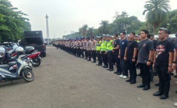 3.761 Personel Gabungan Kawal Pelayanan Aksi Unjuk Rasa di Jakarta Pusat