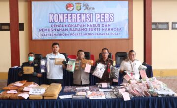 Polres Jakpus Ungkap 12 Kasus Narkoba Selama Juni 2026, 15 Tersangka Diamankan