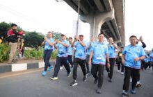Kapolda Sumsel Bersama Forkopimda Sapa Ribuan Peserta Sumsel Bhayangkara Run, Kuatkan Kolaborasi dan Soliditas Bumi Sriwijaya