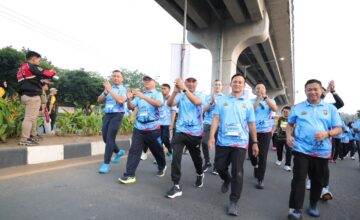 Kapolda Sumsel Bersama Forkopimda Sapa Ribuan Peserta Sumsel Bhayangkara Run, Kuatkan Kolaborasi dan Soliditas Bumi Sriwijaya