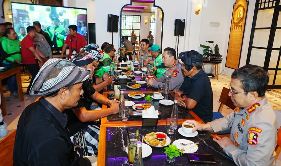 Polri Perkuat Sabuk Kamtibmas, Pecalang dan Ojol Bersatu Jaga Bali