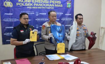 Polsek Pancoran Mas Bongkar Empat Kasus Curanmor, Empat Pelaku Berhasil Dibekuk di Lokasi Berbeda
