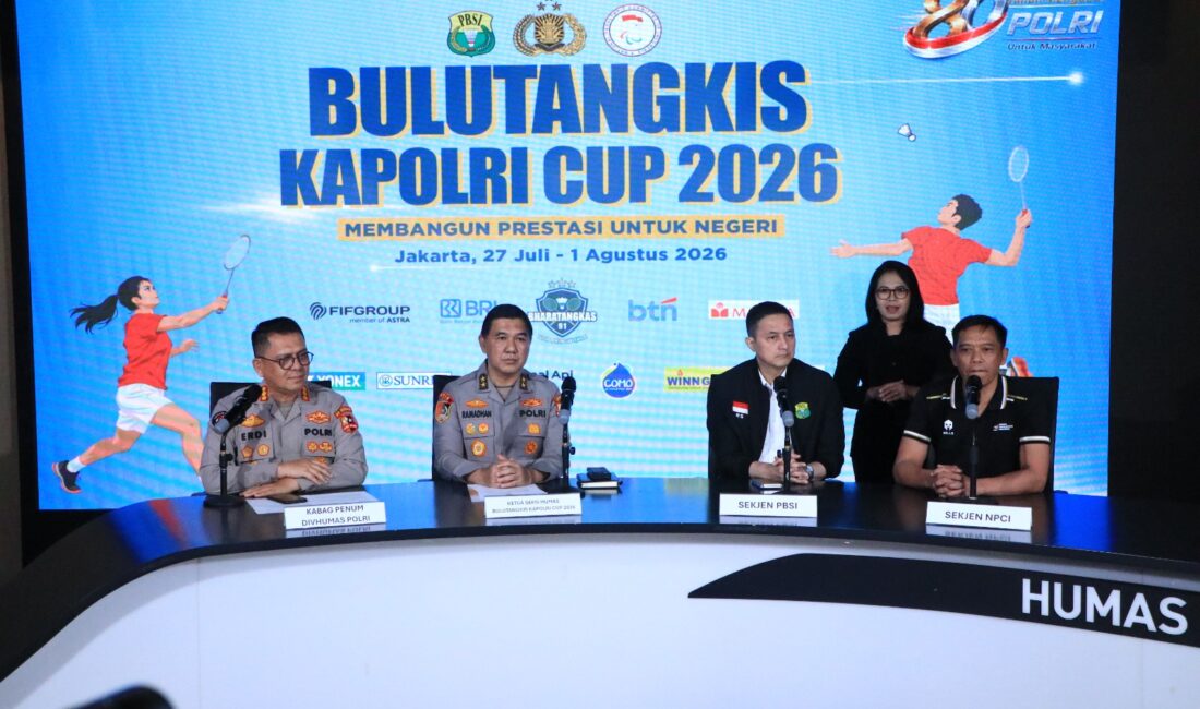 Bulutangkis Kapolri Cup 2026 Siap Digelar, Libatkan Atlet Muda hingga Penyandang Disabilitas